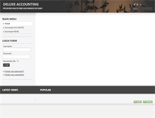 Tablet Screenshot of deluxeaccounting.com